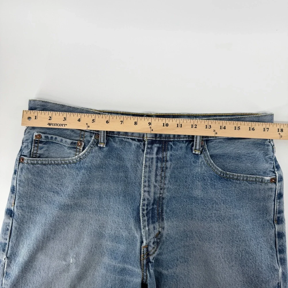 Levi's 550 Relaxed Fit Jeans Mens 36x32 Blue Medium Wash Tapered Leg Denim
